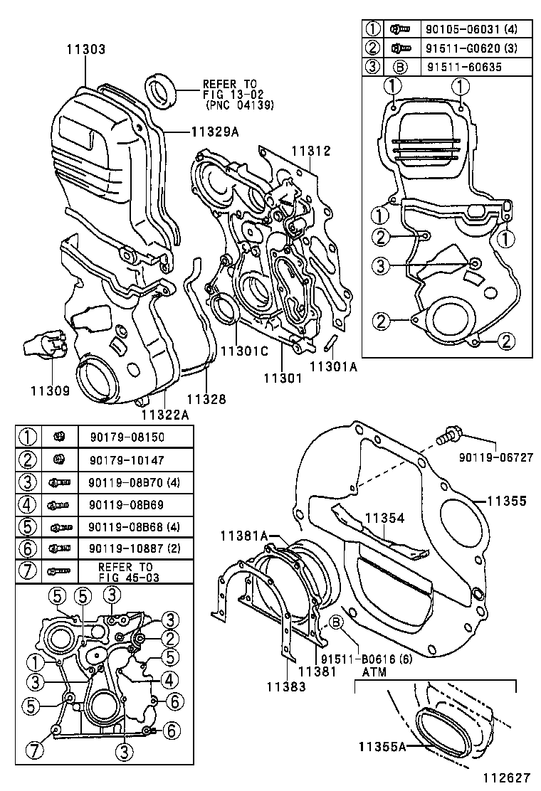 11325-46060 COVER, TIMING BELT, NO.4 product image