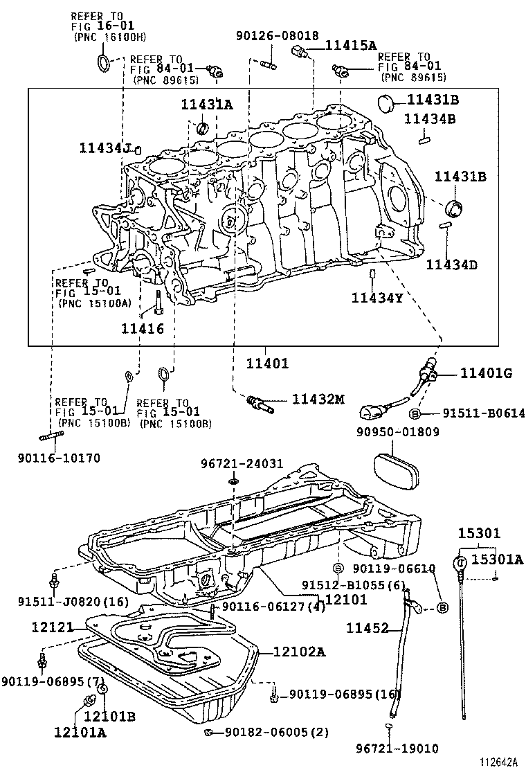 11401-49688 BLOCK SUB-ASSY, CYLINDER product image