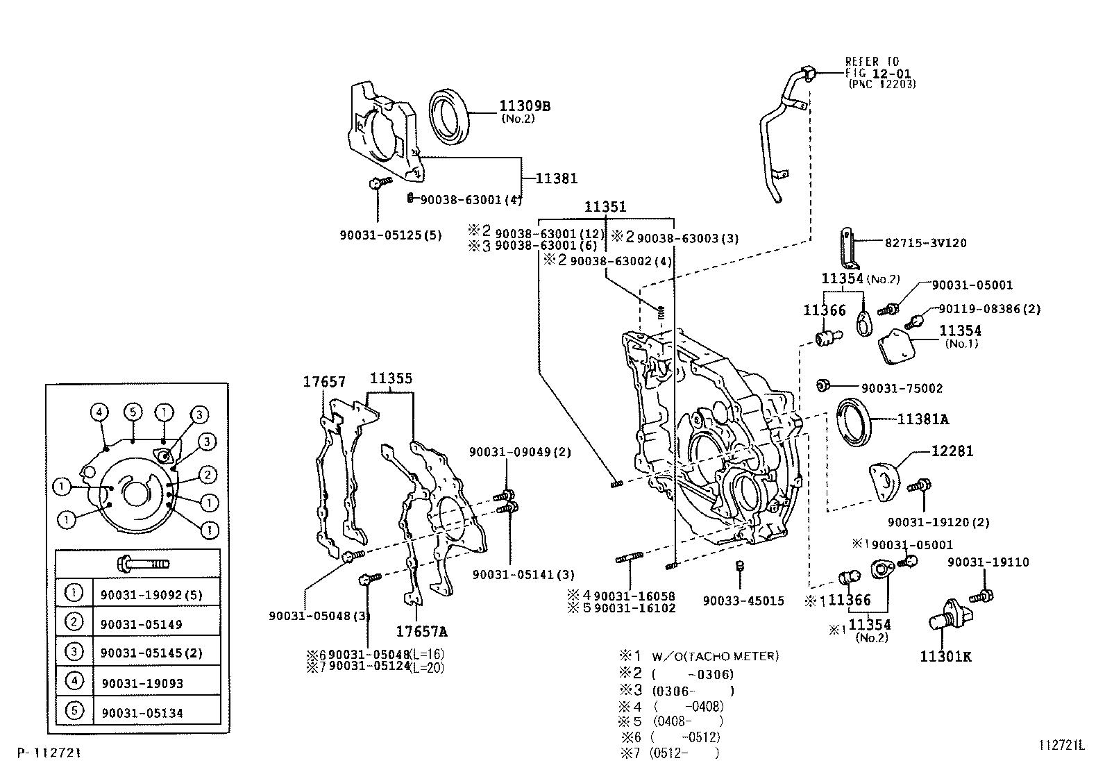 11429-78020 PLATE, FRONT END product image