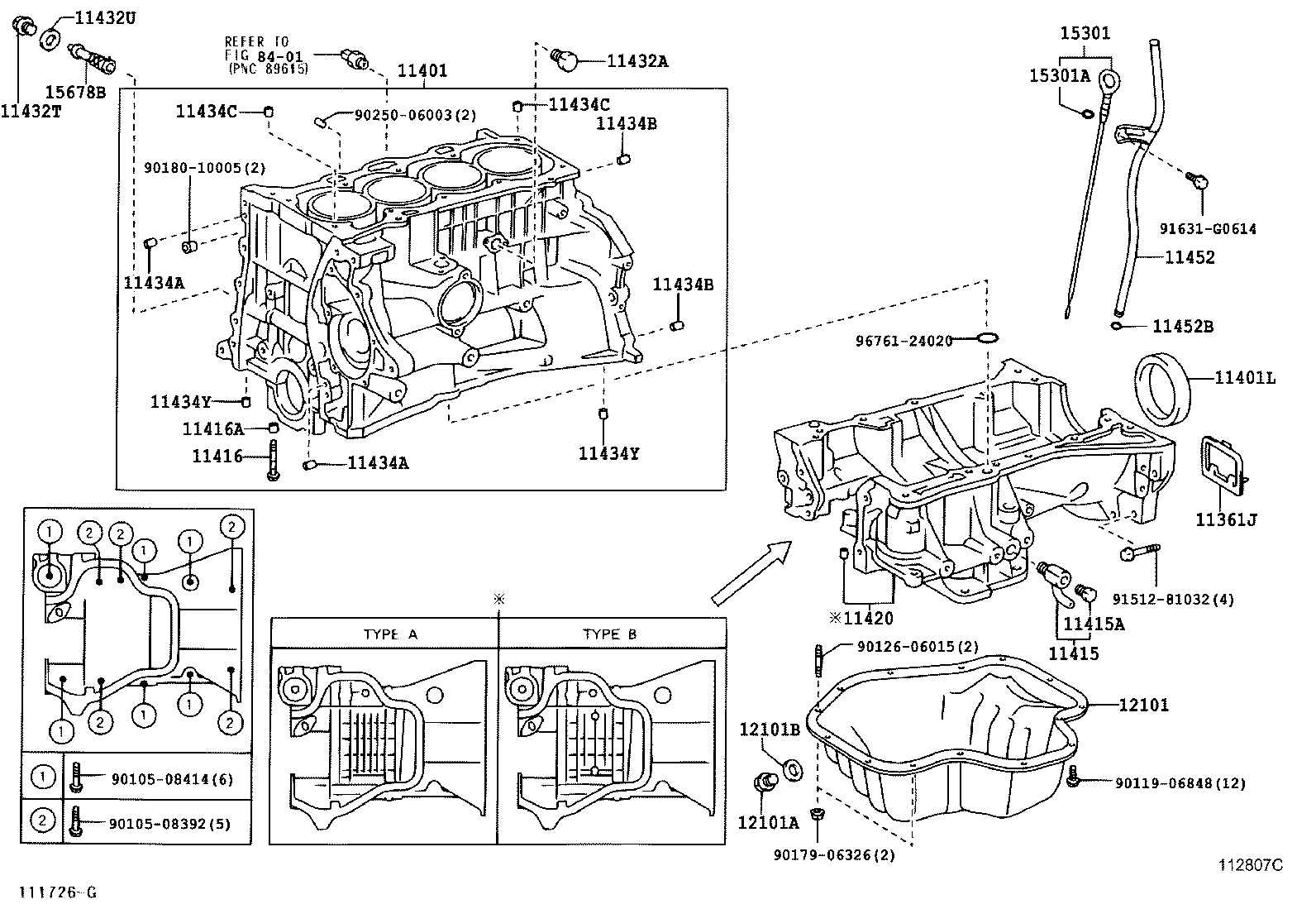 11401-79875 BLOCK SUB-ASSY, CYLINDER product image