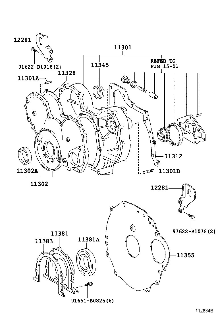 11310-75074 COVER SUB-ASSY, TIMING CHAIN OR BELT product image