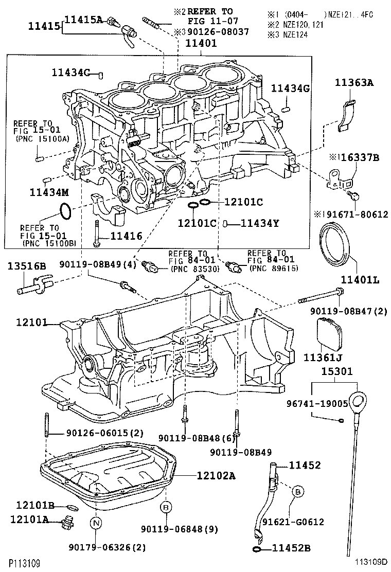 90080-10199 BOLT(FOR CRANKSHAFT BEARING CAP SET) product image