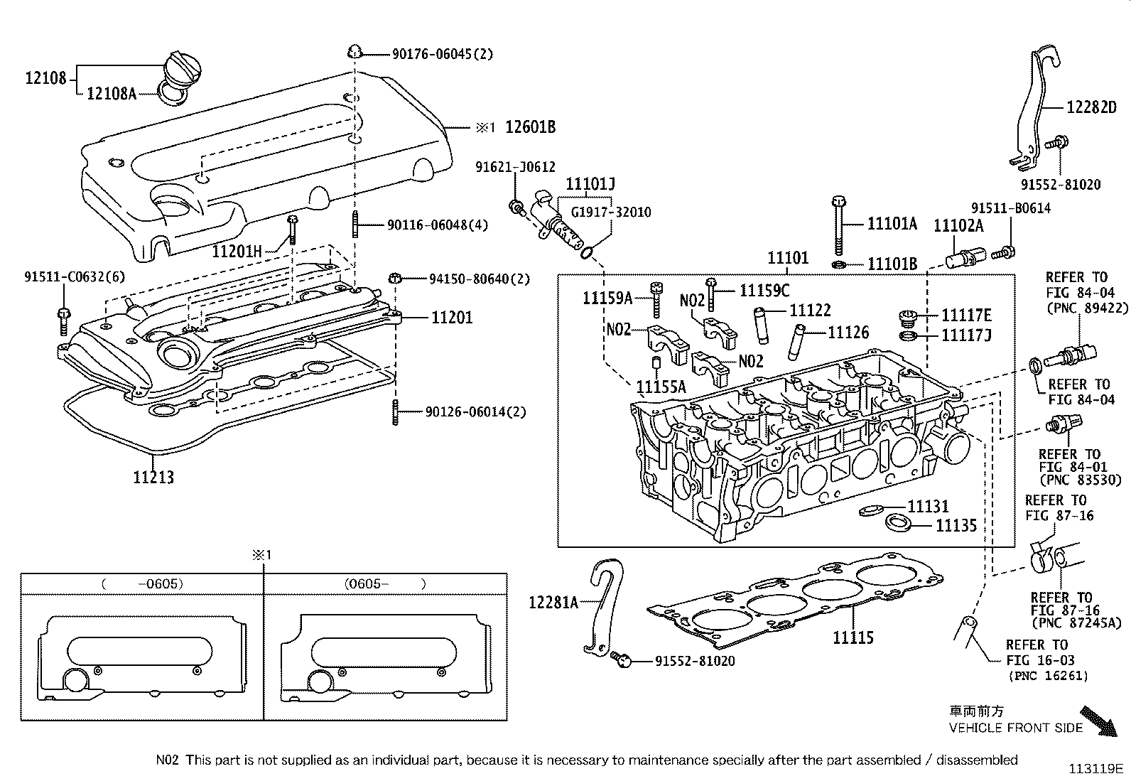 Toyota 12180-28021 CAP SUB-ASSY, OIL FILLER