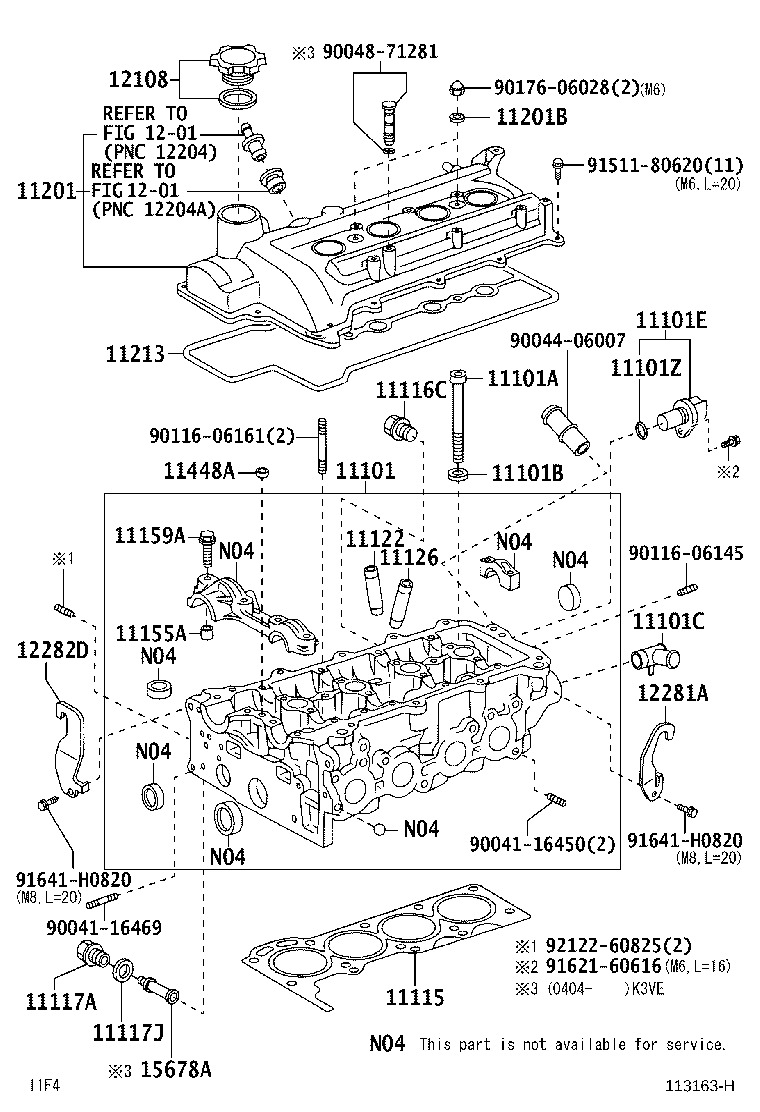 Toyota 12282-97404 HANGER, ENGINE, NO.2