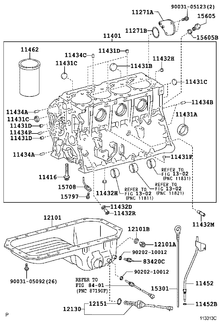 12101-78060 PAN SUB-ASSY, OIL, NO.2 product image