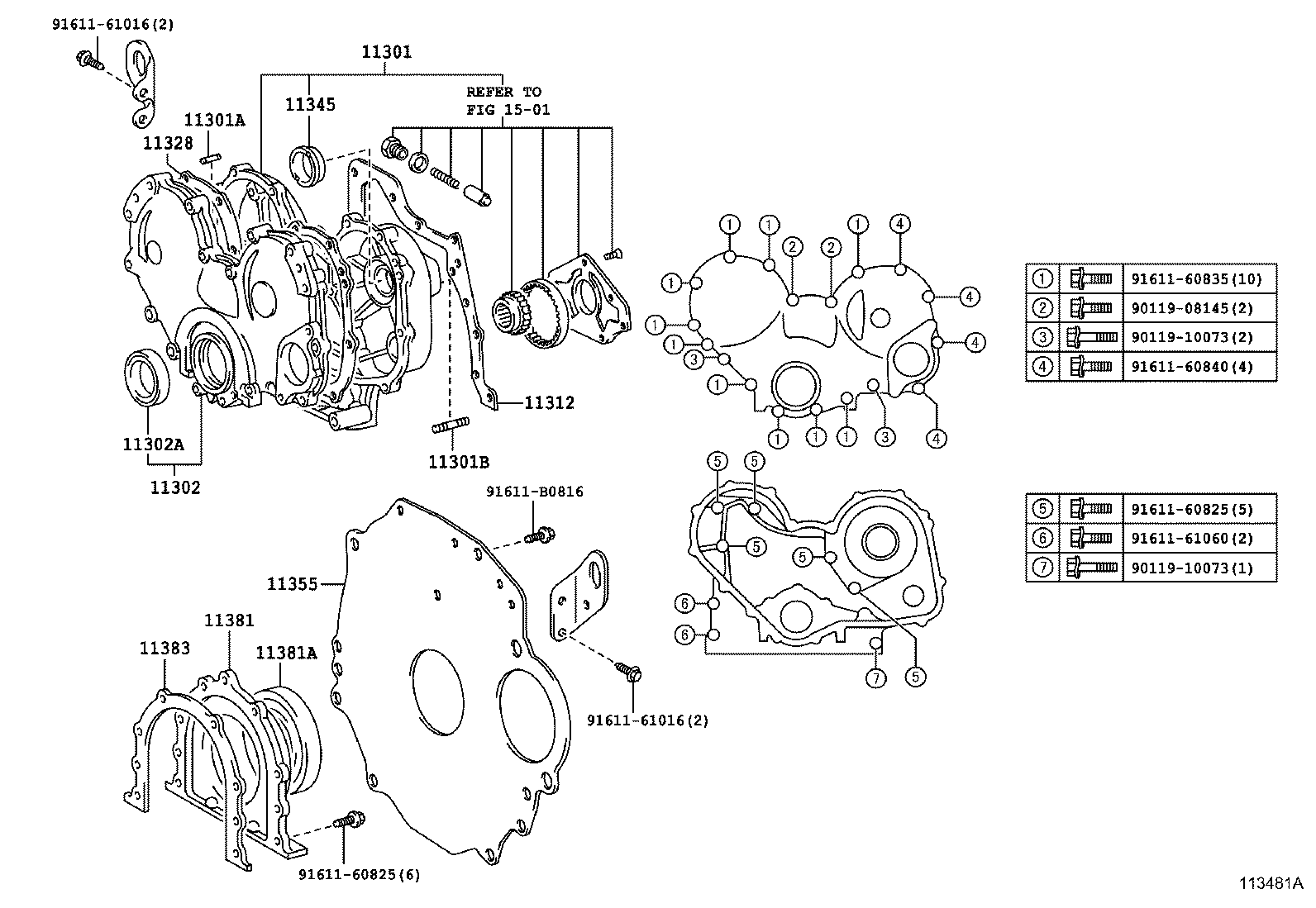 11310-75074 COVER SUB-ASSY, TIMING CHAIN OR BELT product image