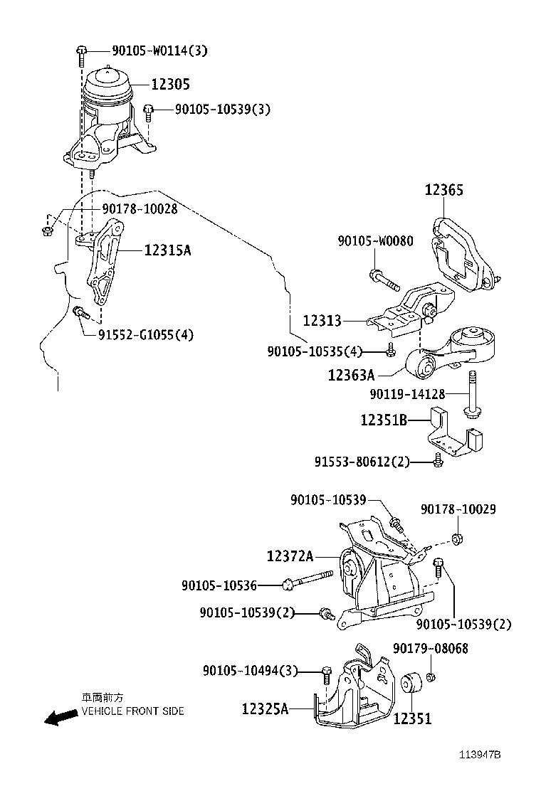 Thumbnail 2 for 12325-0J040