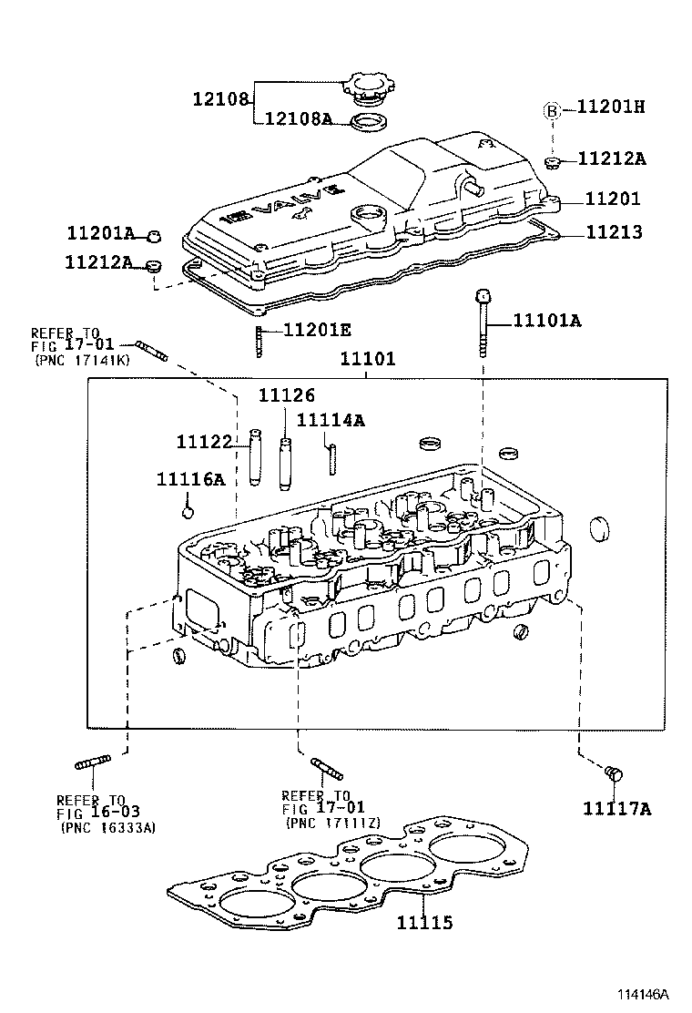 11101-79086 HEAD SUB-ASSY, CYLINDER product image