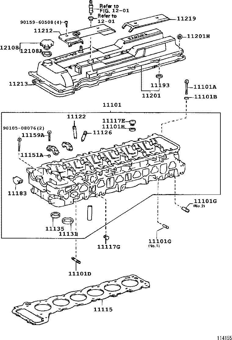 11201-17030 COVER SUB-ASSY, CYLINDER HEAD product image