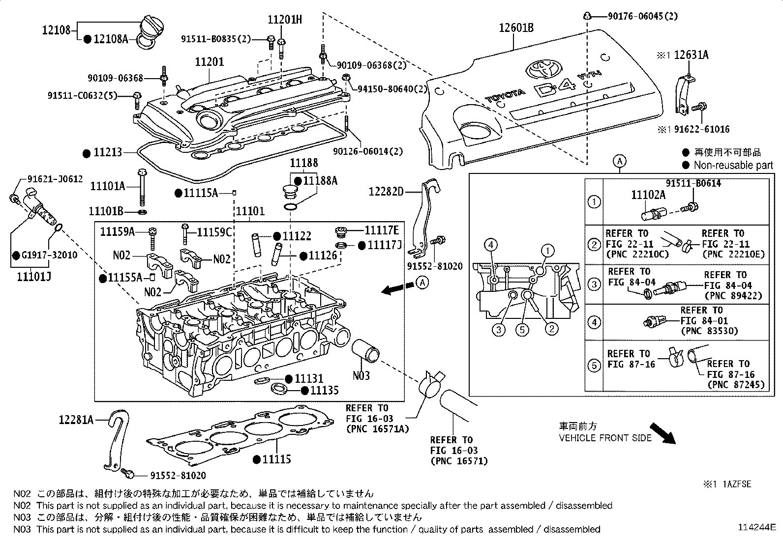 90080-10210 BOLT(FOR HEAD TO CAMSHAFT BEARING CAP) product image