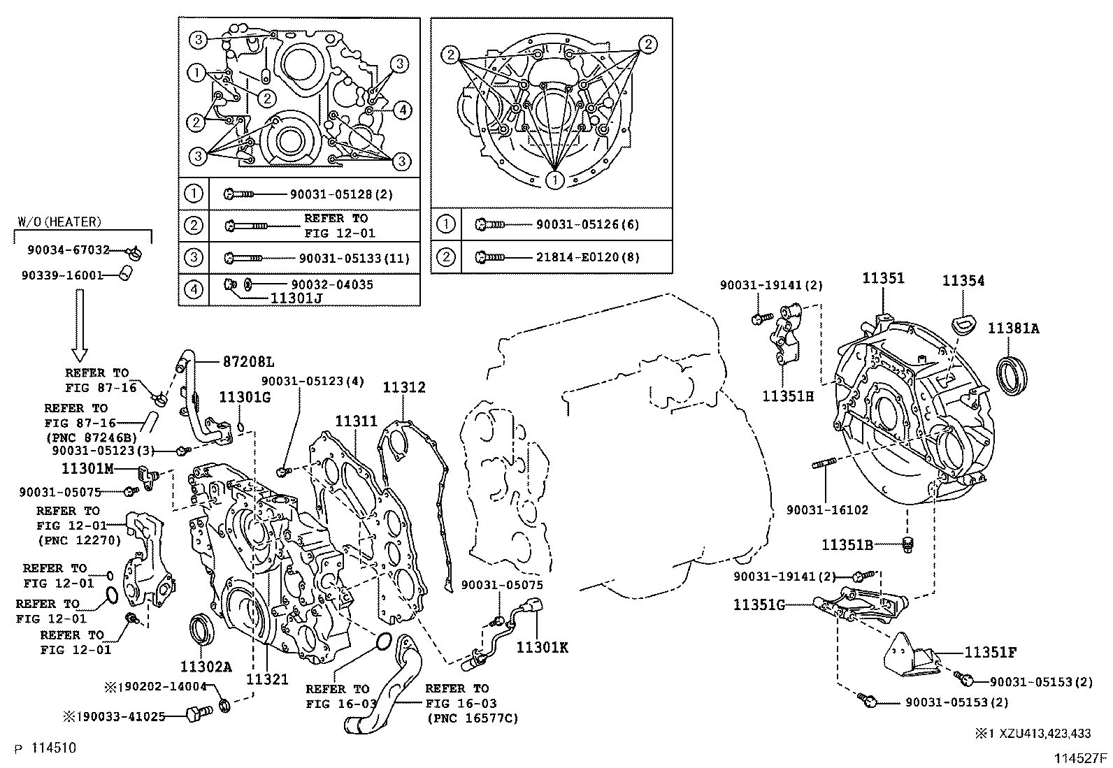 11429-78020 PLATE, FRONT END product image