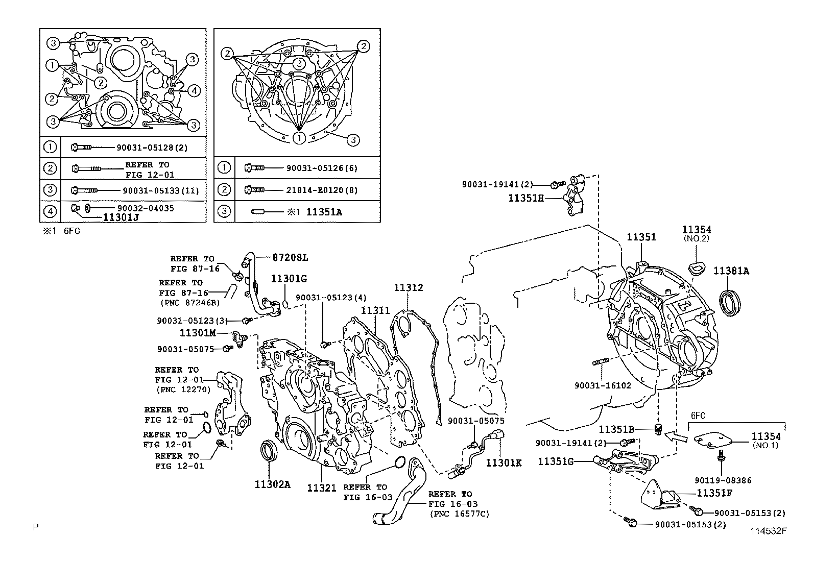 11308-78461 HOUSING, FLYWHEEL product image