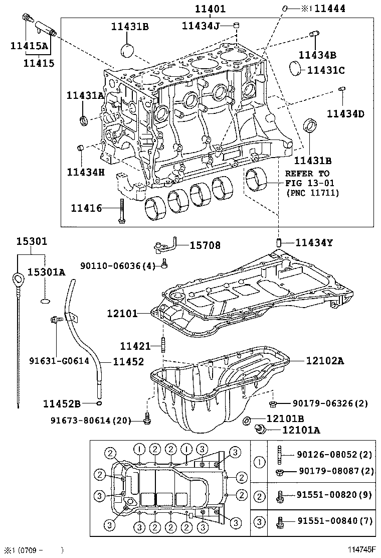 11409-78130 GUIDE, OIL LEVEL GAGE product image