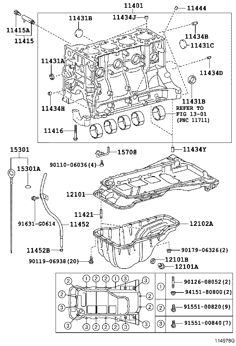11409-78080 GUIDE SUB-ASSY, OIL LEVEL GAGE product image