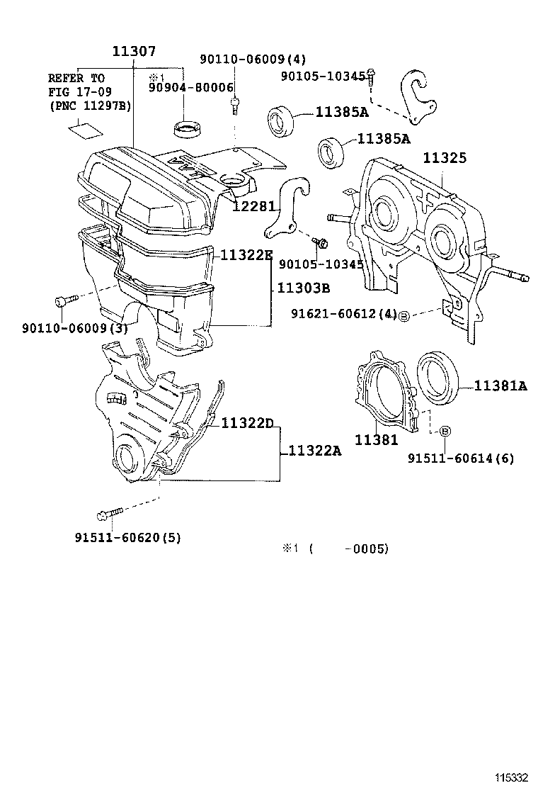 11329-46030 GASKET, TIMING BELT COVER, NO.2 product image