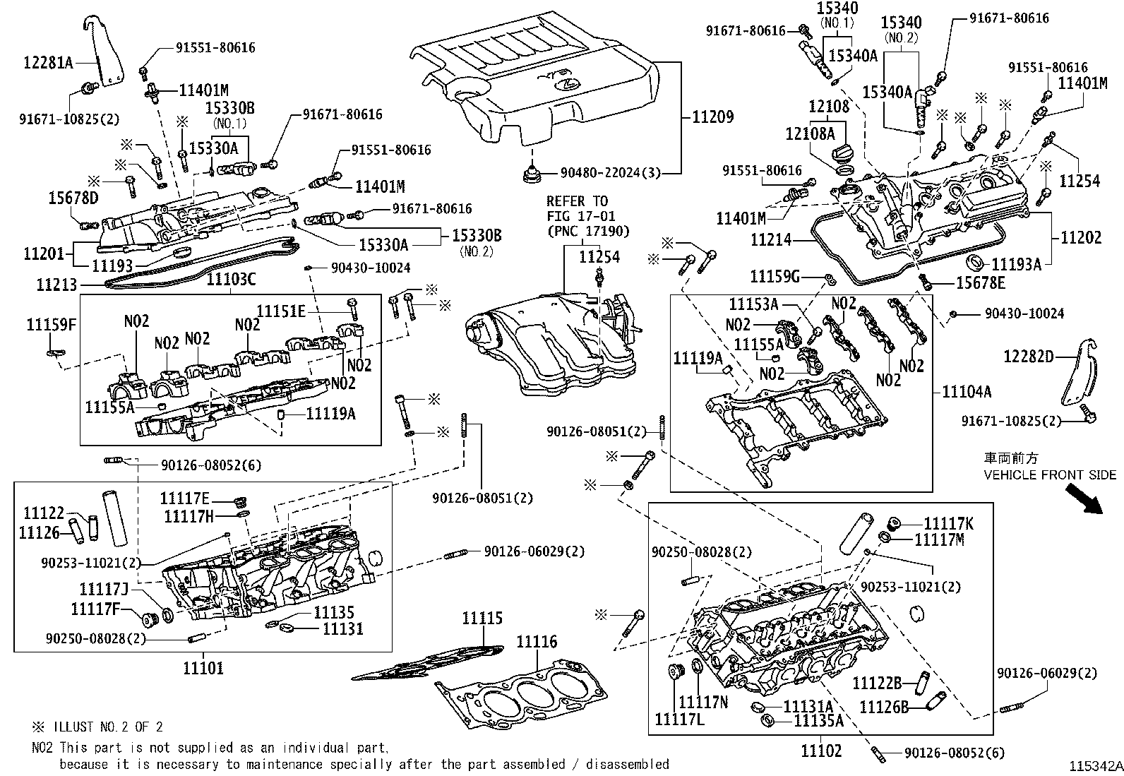 11102-09050 HEAD, CYLINDER, LH product image