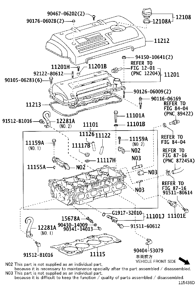 11201-0H020 COVER SUB-ASSY, CYLINDER HEAD product image