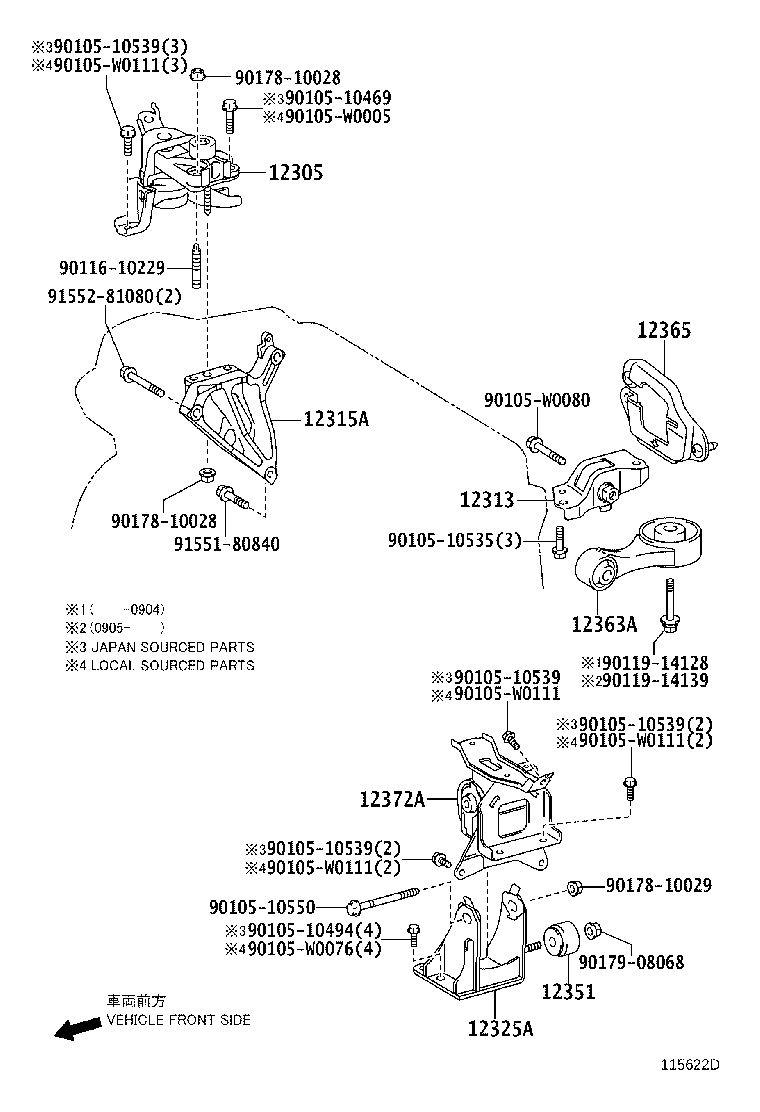 Thumbnail 4 for 12325-0J040