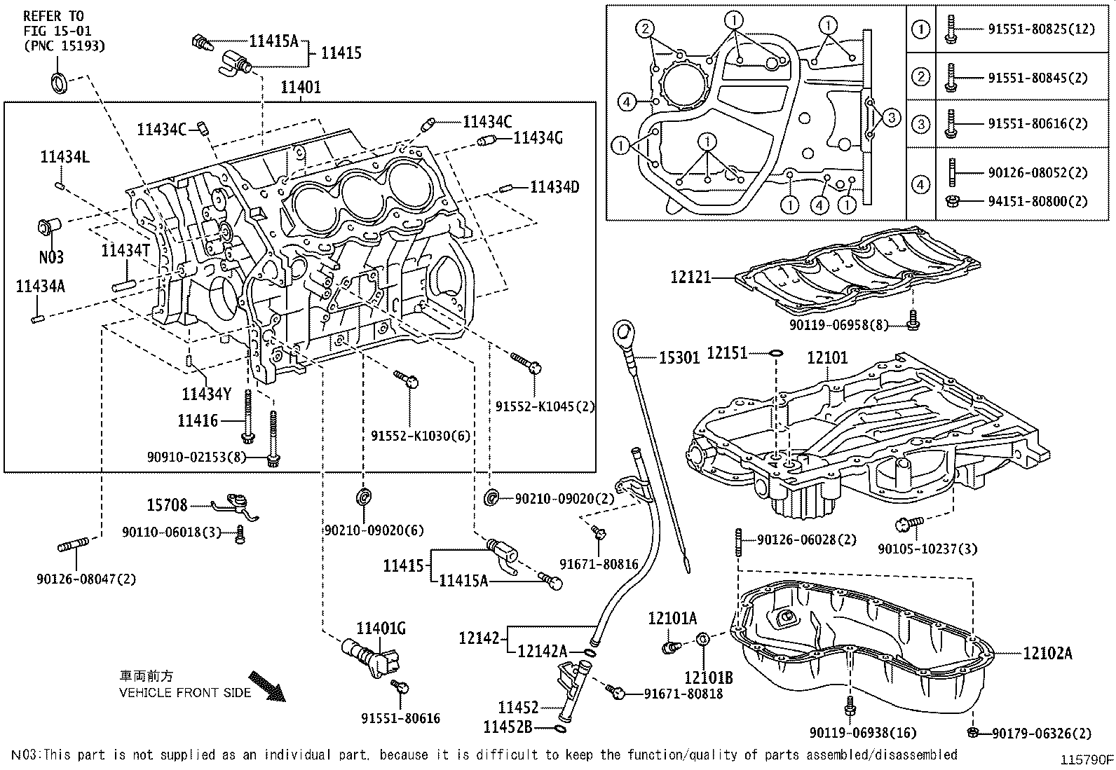 12101-28060 PAN SUB-ASSY, OIL product image