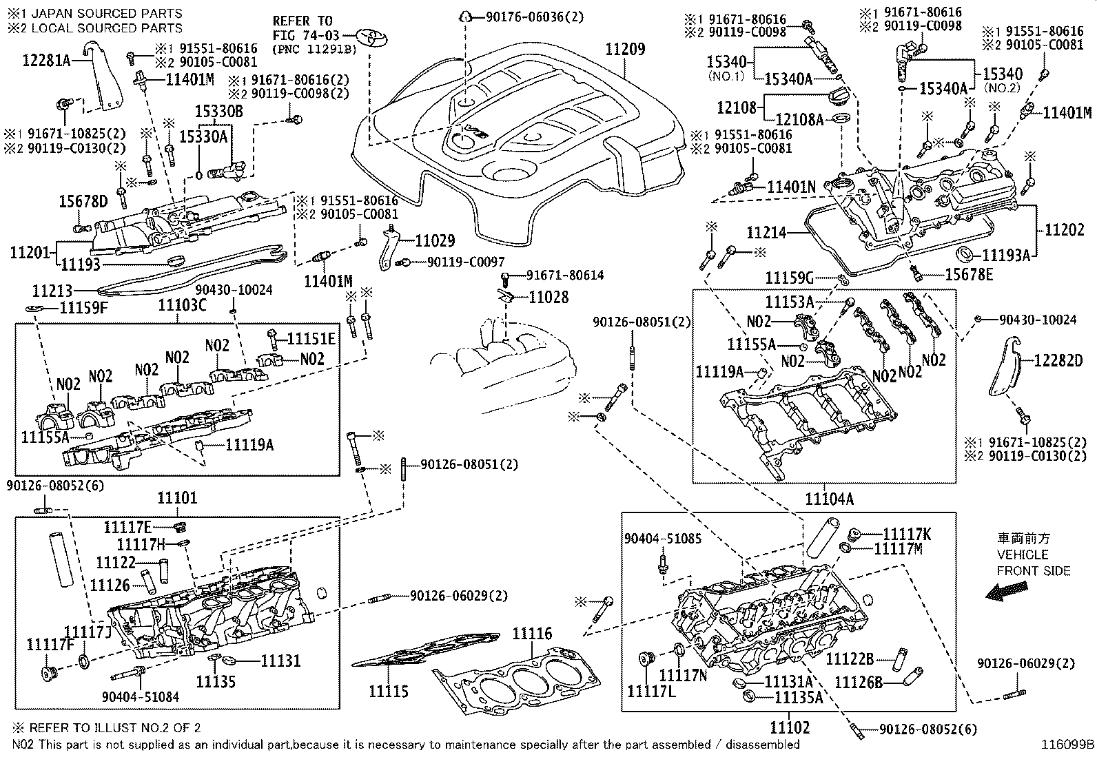 11102-39075 HEAD, CYLINDER, LH product image
