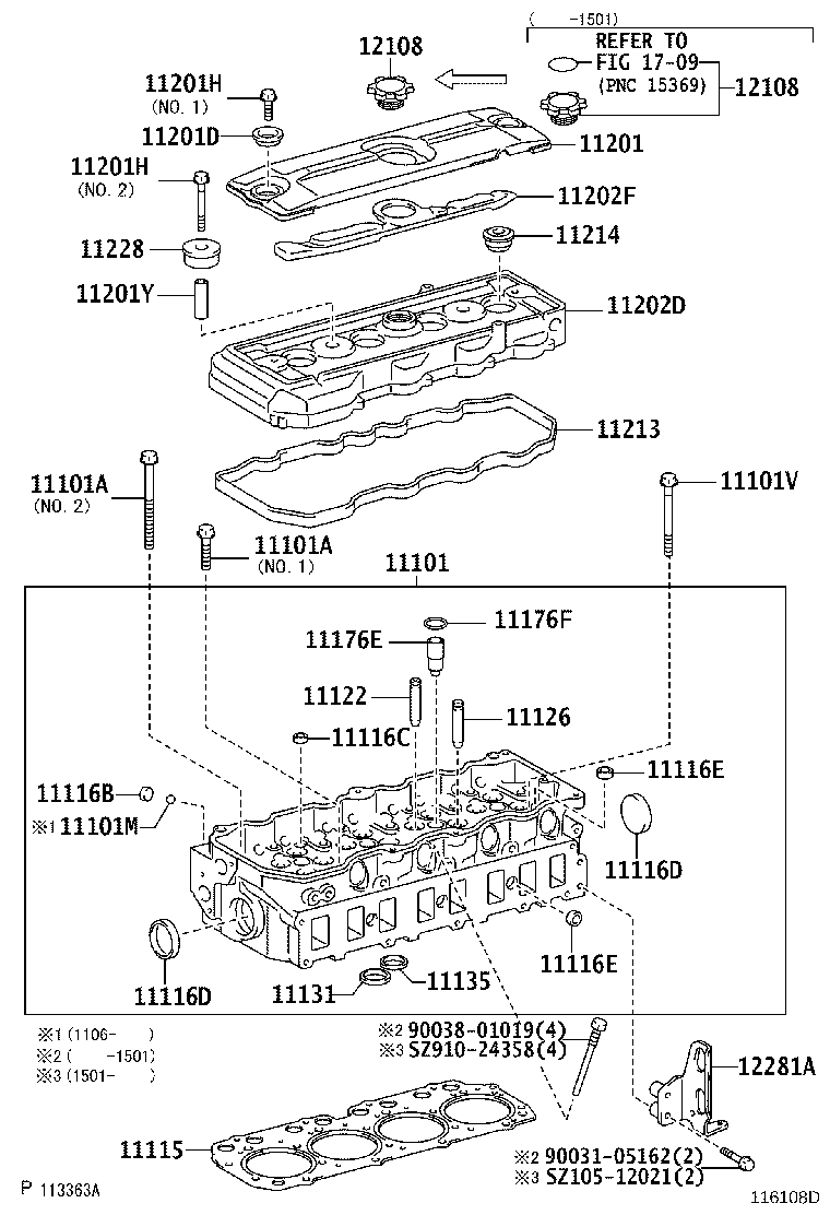 11101-79086 HEAD SUB-ASSY, CYLINDER product image
