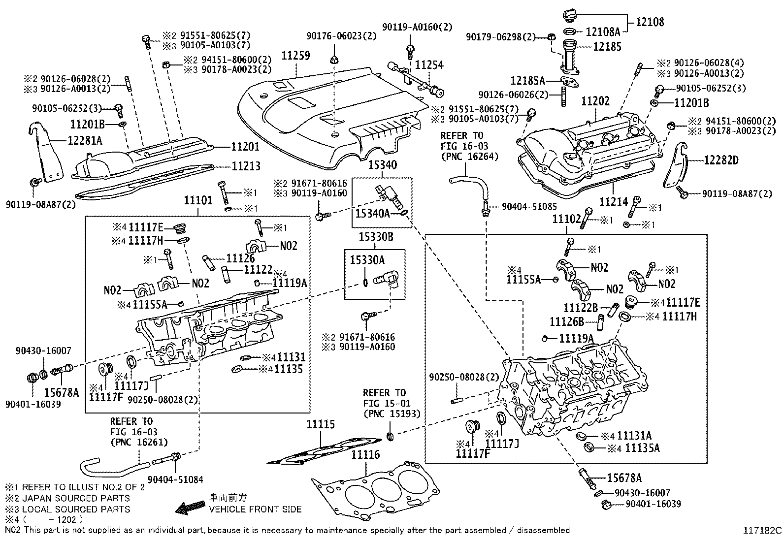Toyota 11213-AD010 GASKET, CYLINDER HEAD COVER