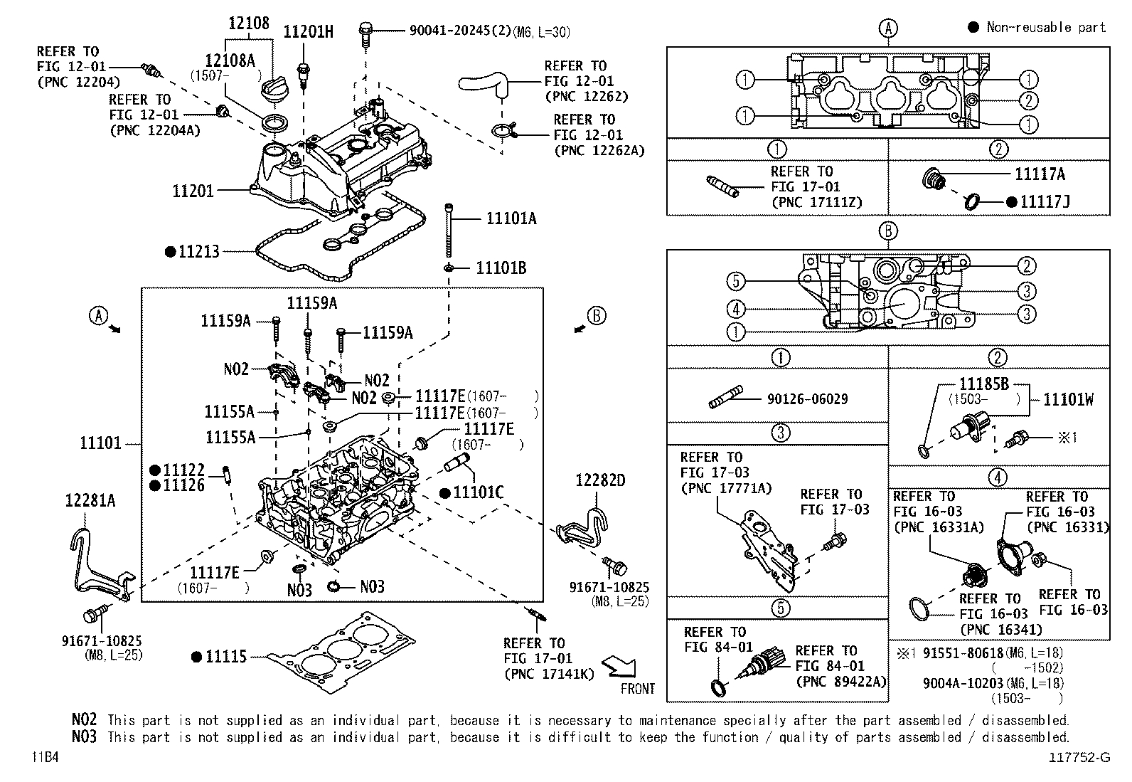 90041-19911 BOLT(FOR HEAD TO CAMSHAFT BEARING CAP) product image