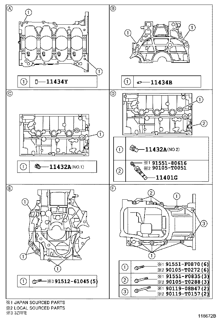 12102-0T050 PAN SUB-ASSY, OIL, NO.2 product image