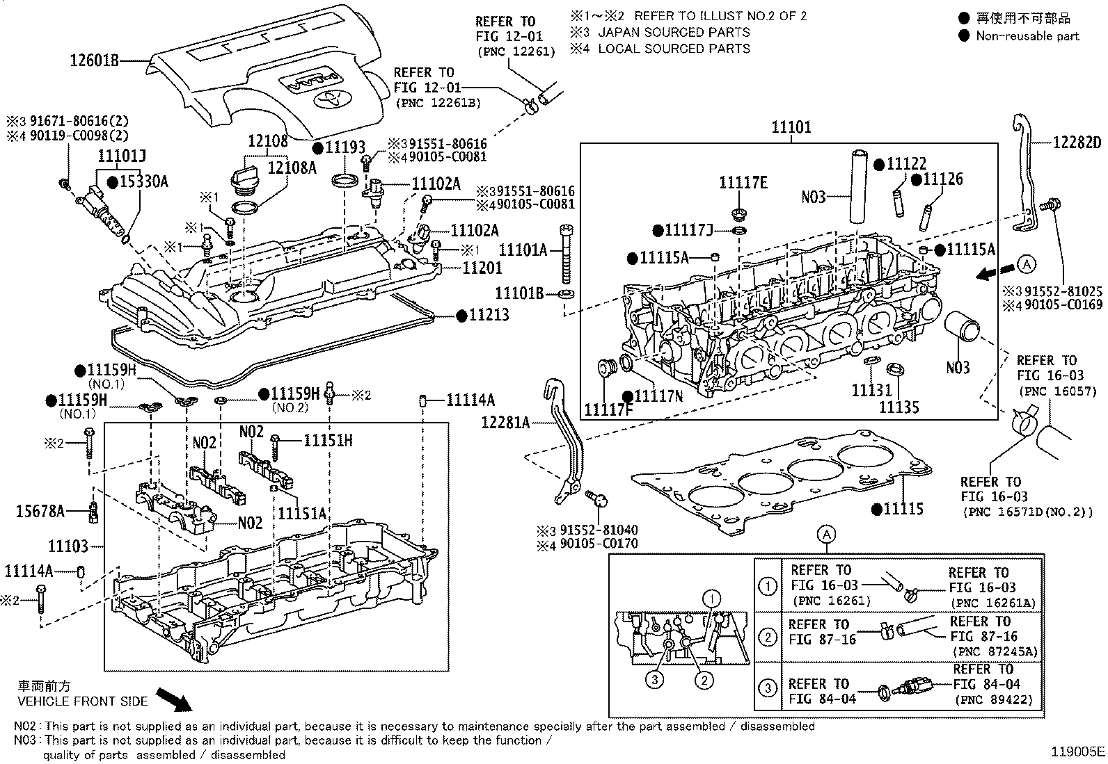 Toyota 12282-0V030 HANGER, ENGINE, NO.2