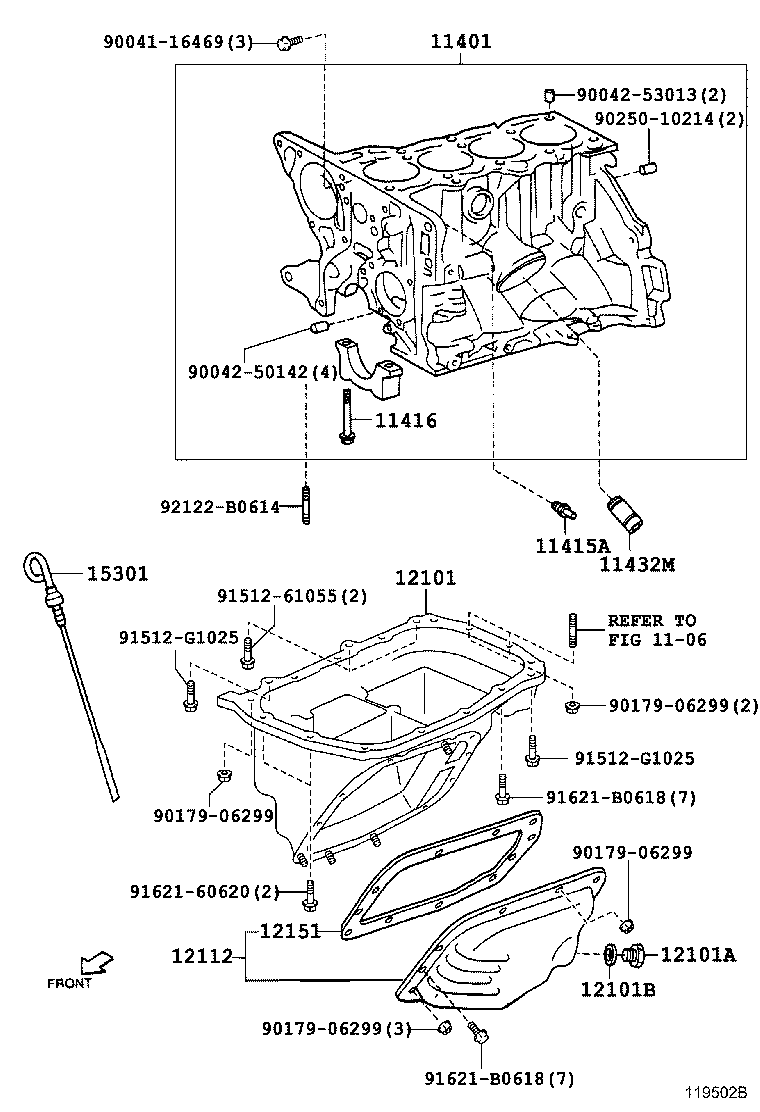 12101-97402 PAN SUB-ASSY, OIL product image