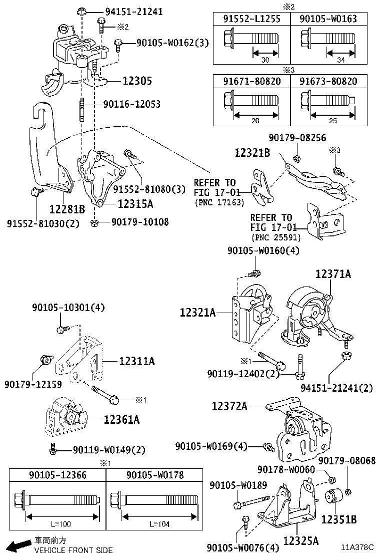 12361-0X030 INSULATOR, ENGINE MOUNTING, FRONT(FOR TRANSVERSE ENGINE) product image