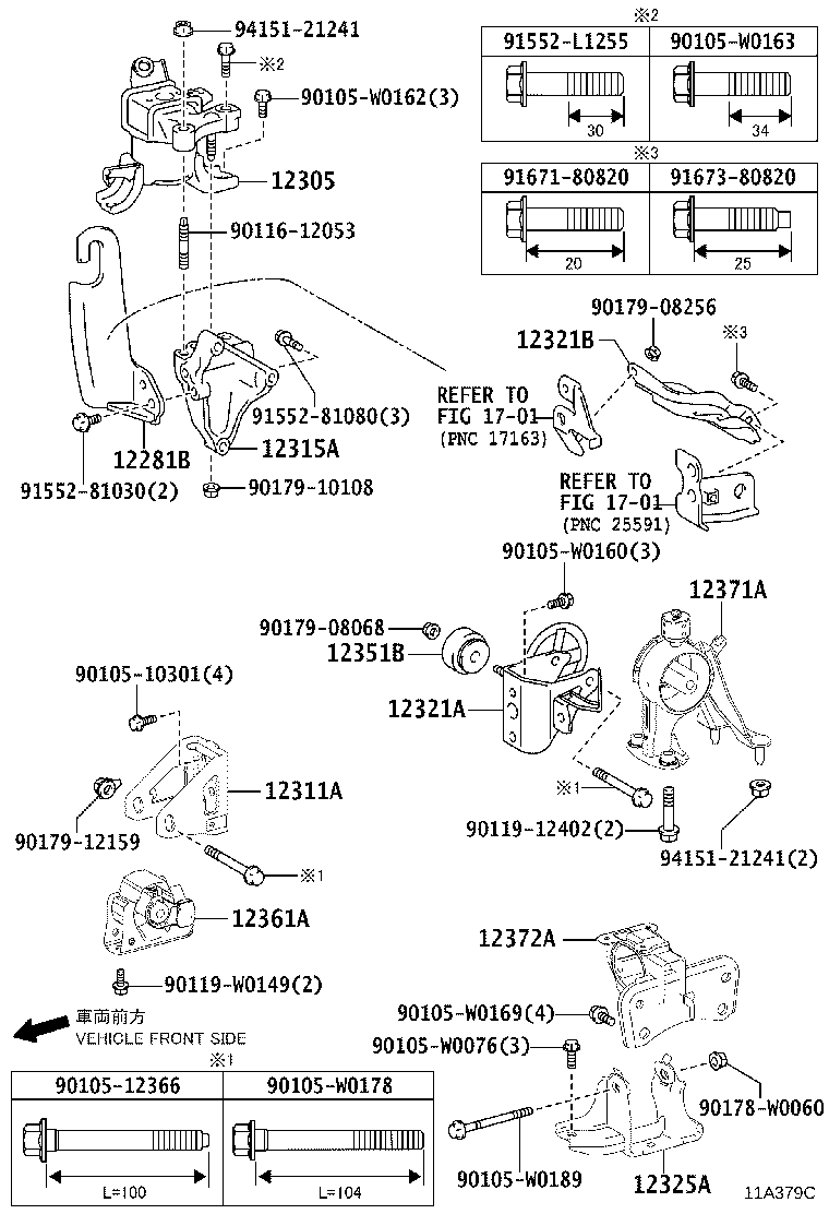 12361-0X030 INSULATOR, ENGINE MOUNTING, FRONT(FOR TRANSVERSE ENGINE) product image