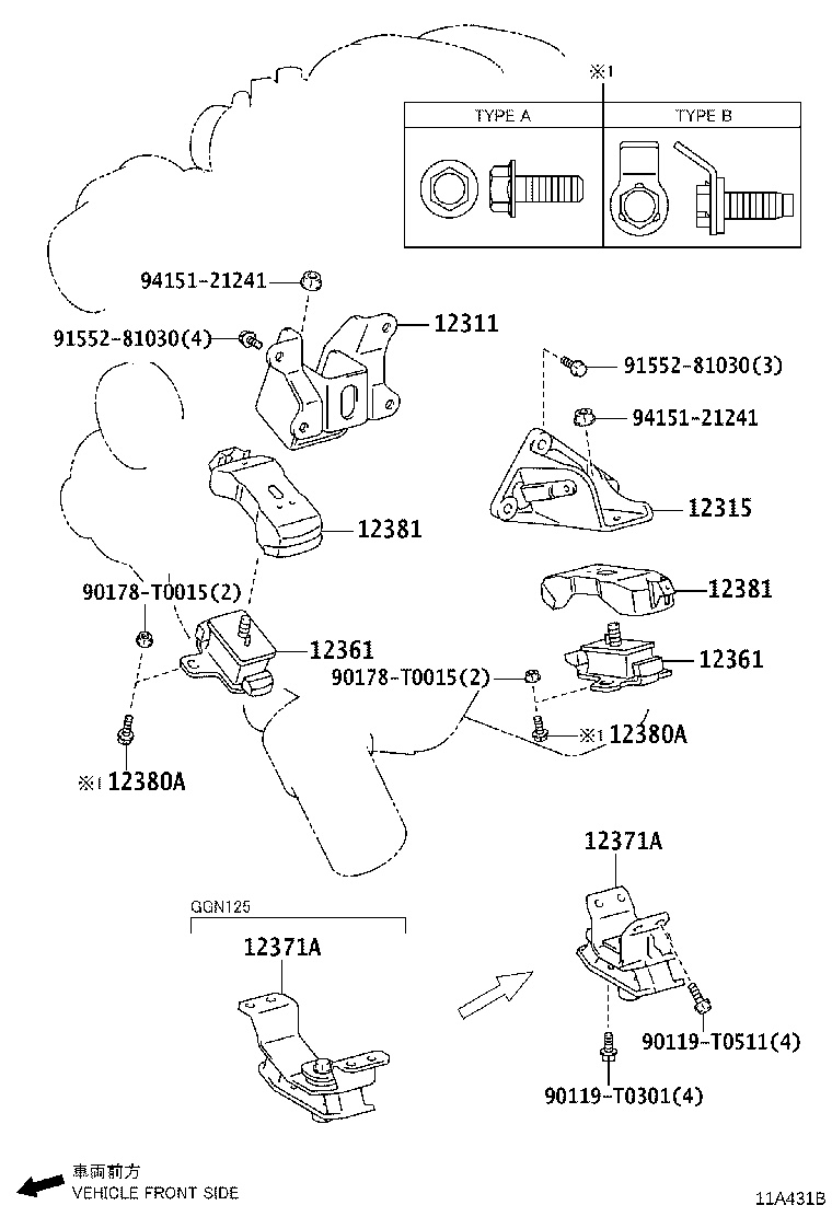 Thumbnail 4 for 12311-0E020