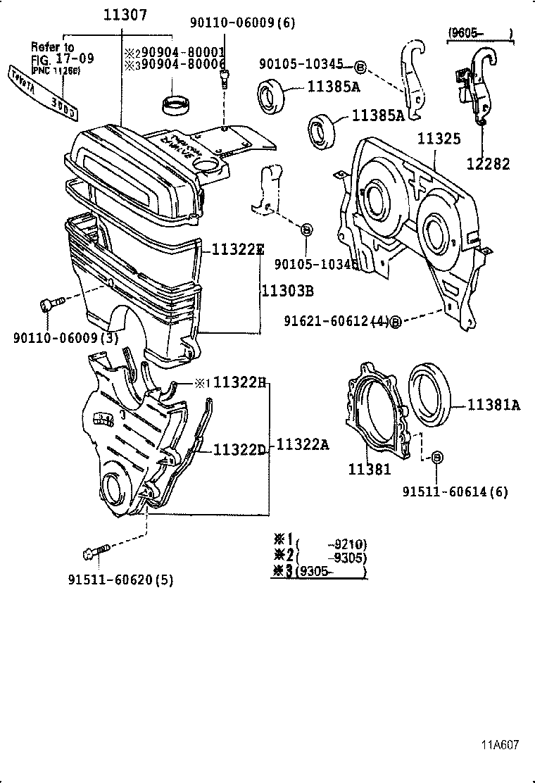 11303-46020 COVER SUB-ASSY, TIMING BELT, NO.2 product image
