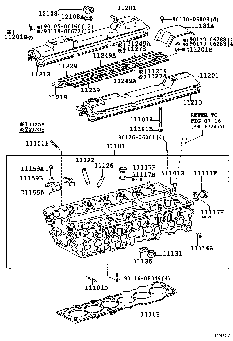 11115-88410 GASKET, CYLINDER HEAD product image