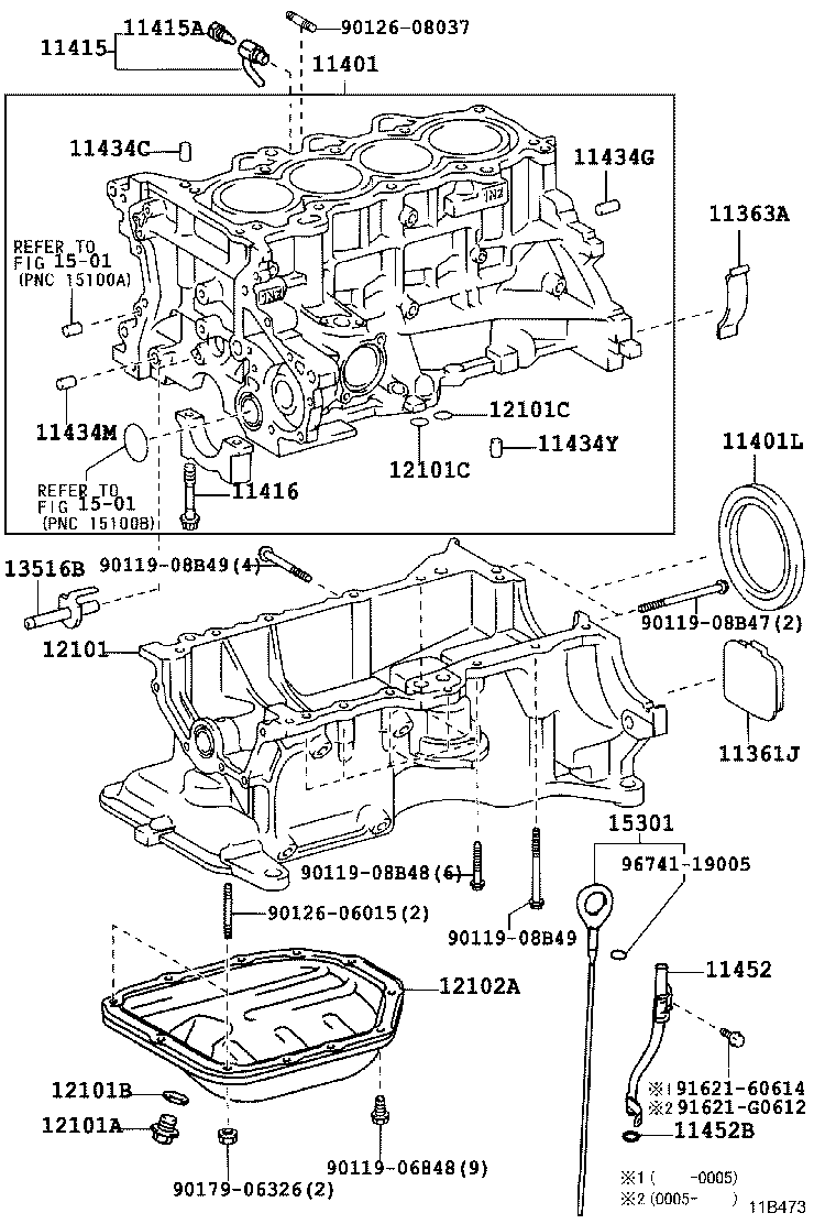 11401-39716 BLOCK SUB-ASSY, CYLINDER product image