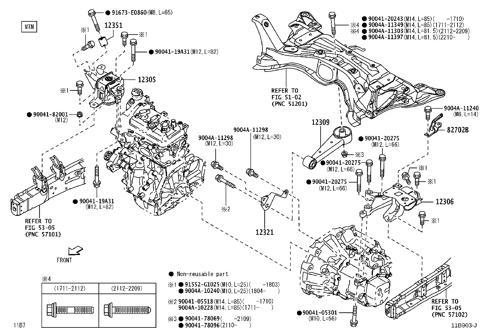 12315-BZ090 BRACKET, ENGINE MOUNTING, RH(FOR TRANSVERSE ENGINE) product image