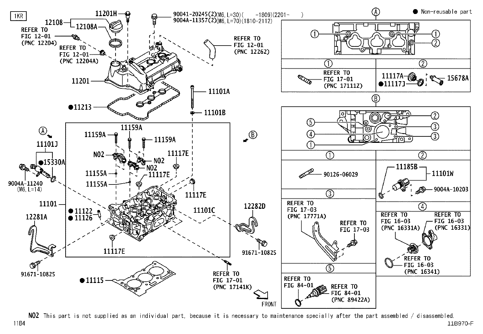 90041-19911 BOLT(FOR HEAD TO CAMSHAFT BEARING CAP) product image