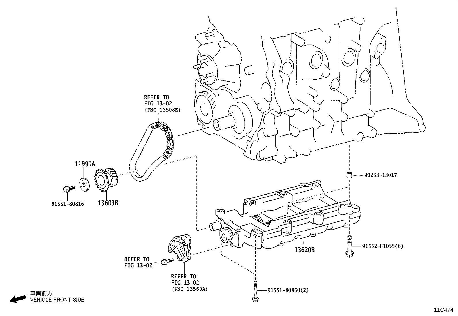 11401-80853 BLOCK SUB-ASSY, CYLINDER product image