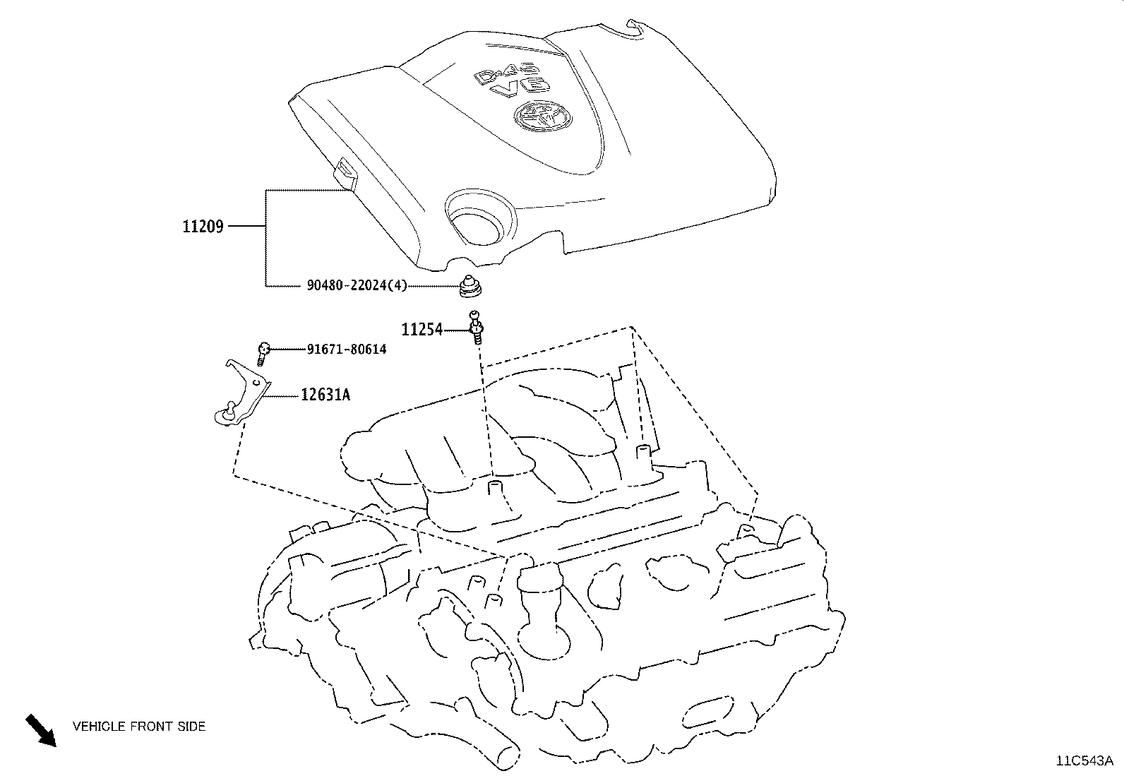 11101-F9050 HEAD SUB-ASSY, CYLINDER product image