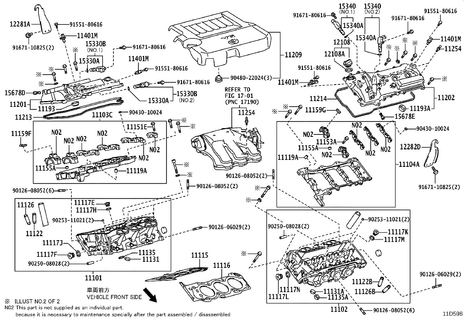 11159-36010 GASKET, CAMSHAFT BEARING CAP OIL HOLE product image