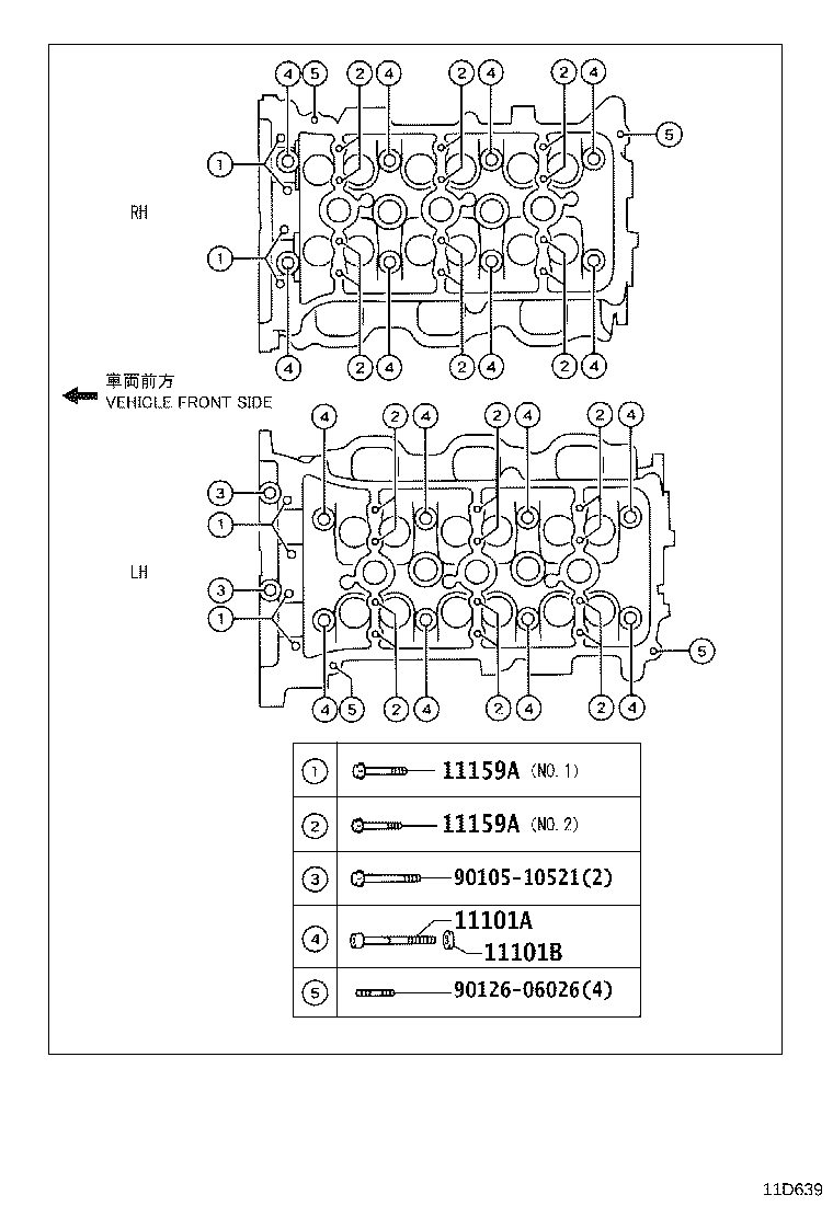 11101-0L060 HEAD SUB-ASSY, CYLINDER product image