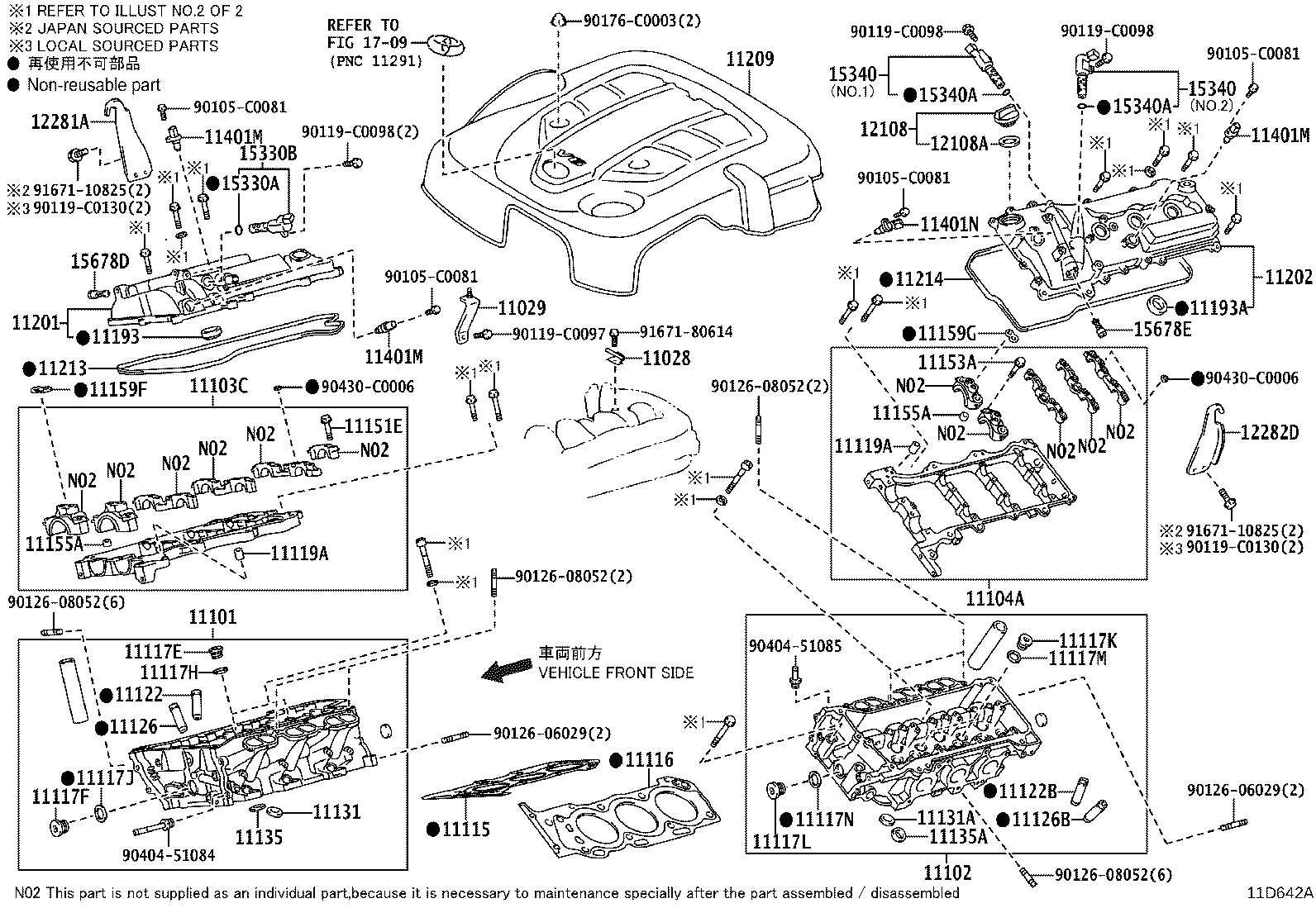 11101-39877 HEAD SUB-ASSY, CYLINDER product image