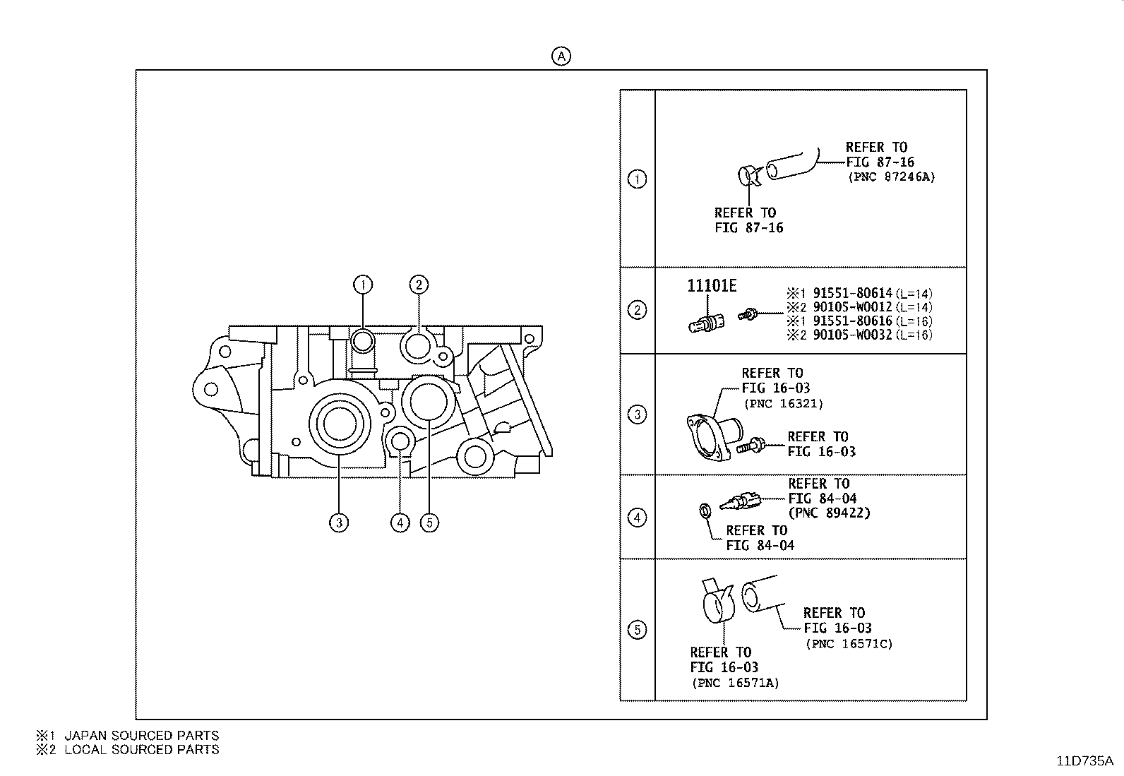 11122-47020 BUSH, INTAKE VALVE GUIDE product image