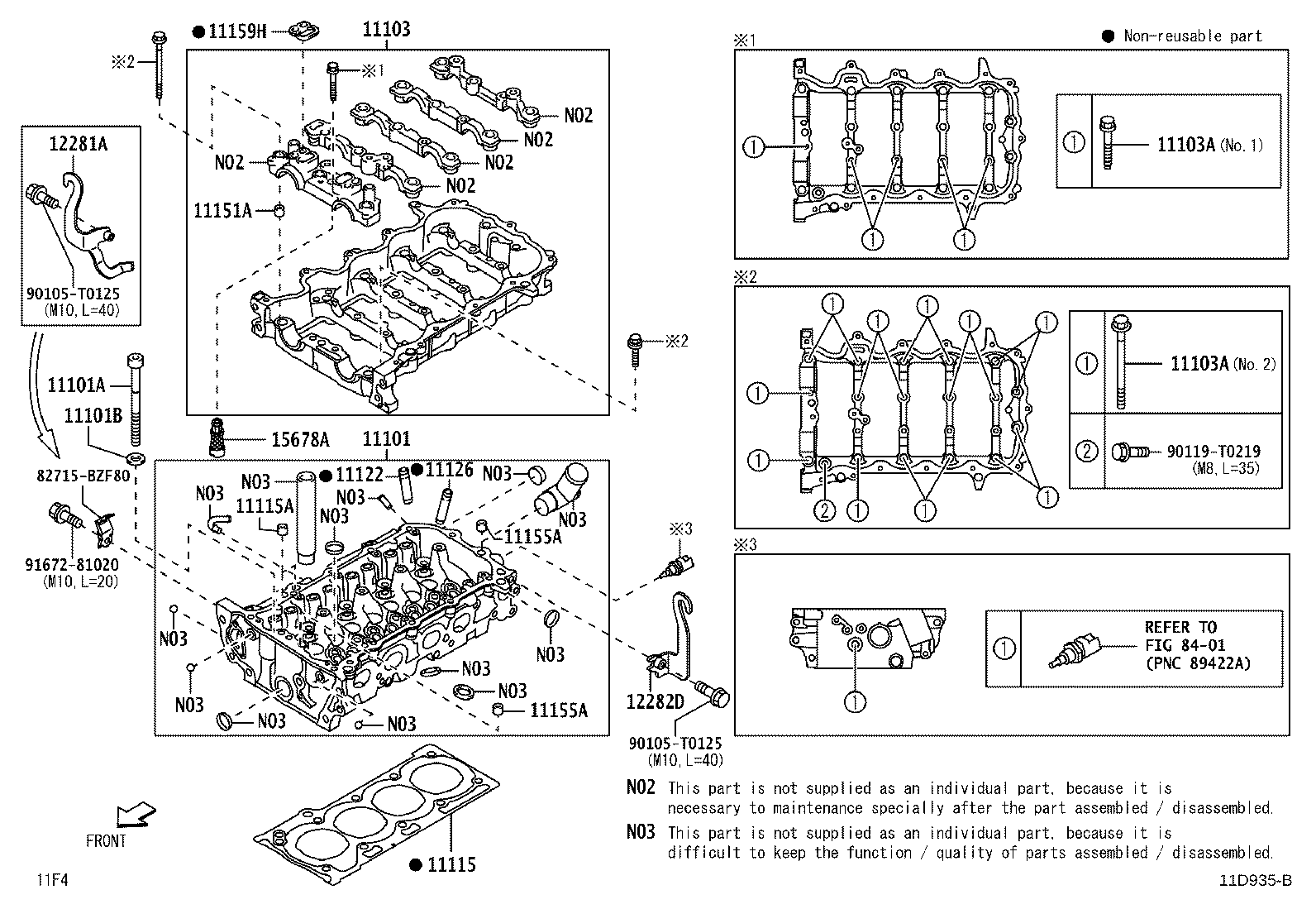 11101-B9660 HEAD SUB-ASSY, CYLINDER product image