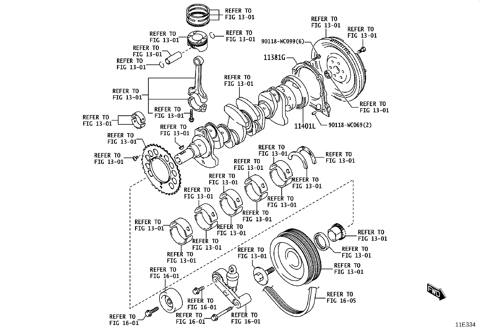 90118-WC303 PIN, STRAIGHT(FOR OIL PAN) product image