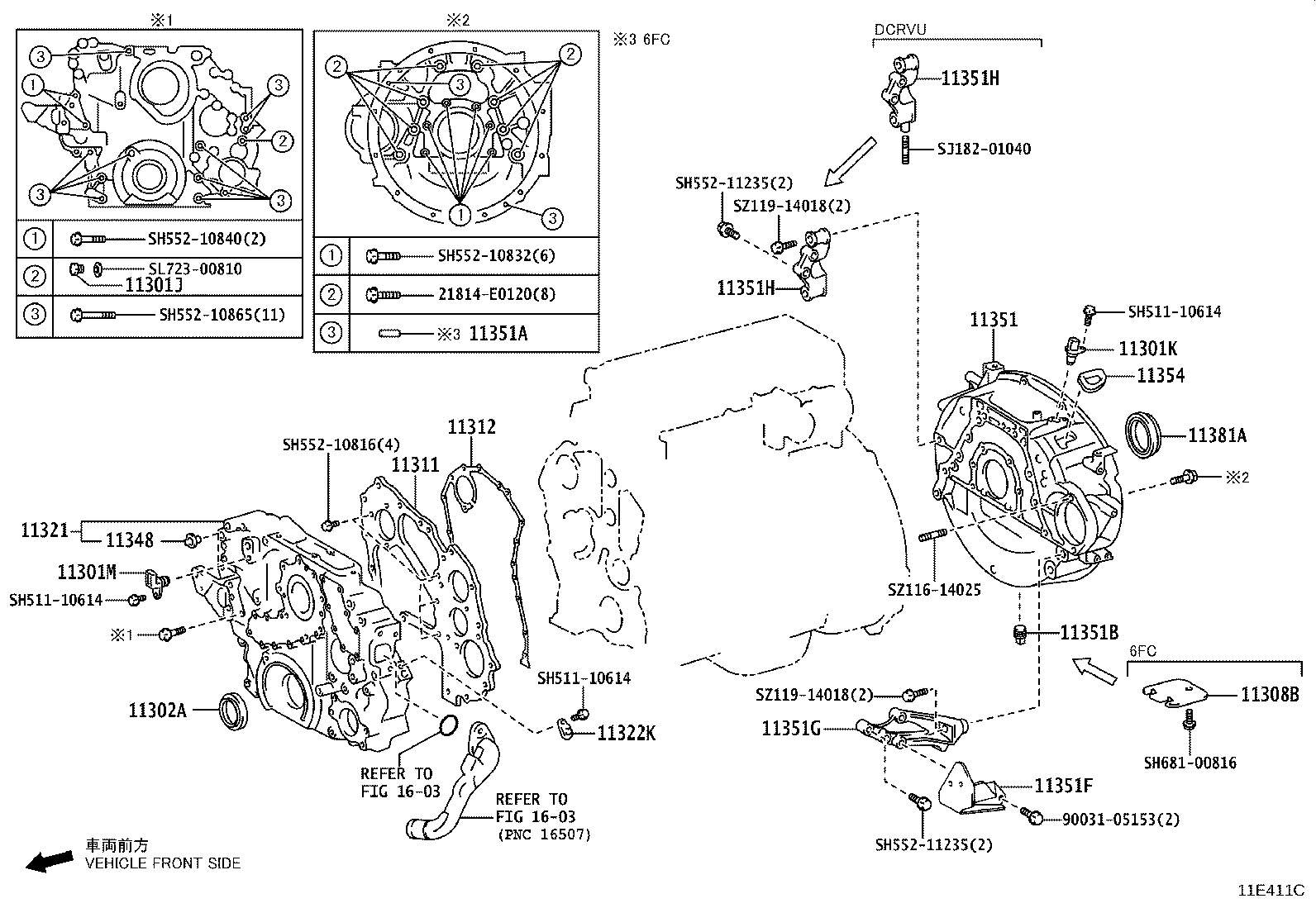 11351-78161 HOUSING, FLYWHEEL product image