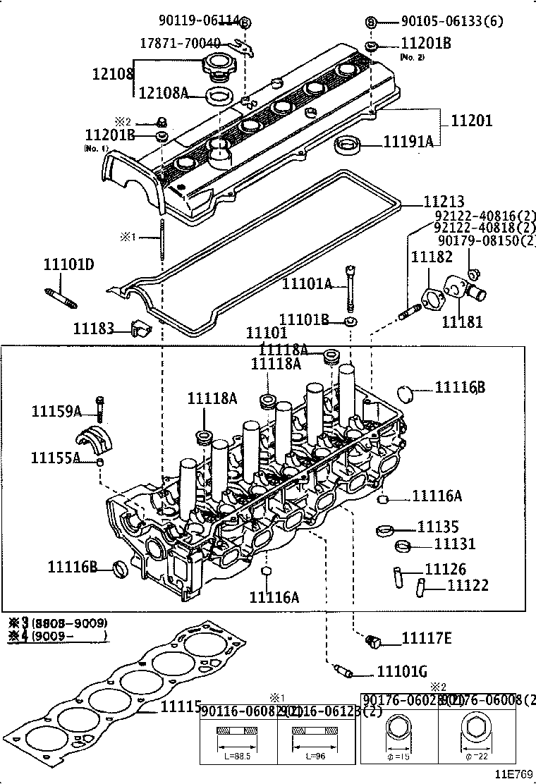 11101-79045 HEAD SUB-ASSY, CYLINDER product image