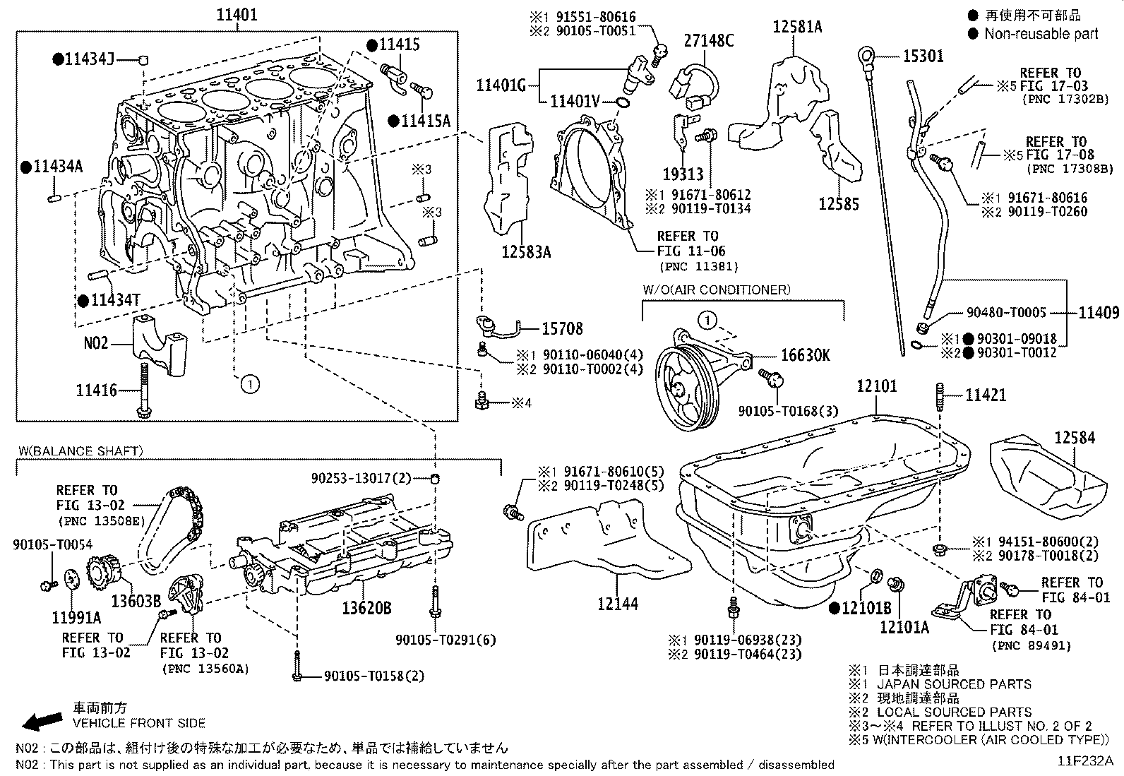 Toyota 15301-0E040 GAGE SUB-ASSY, OIL LEVEL