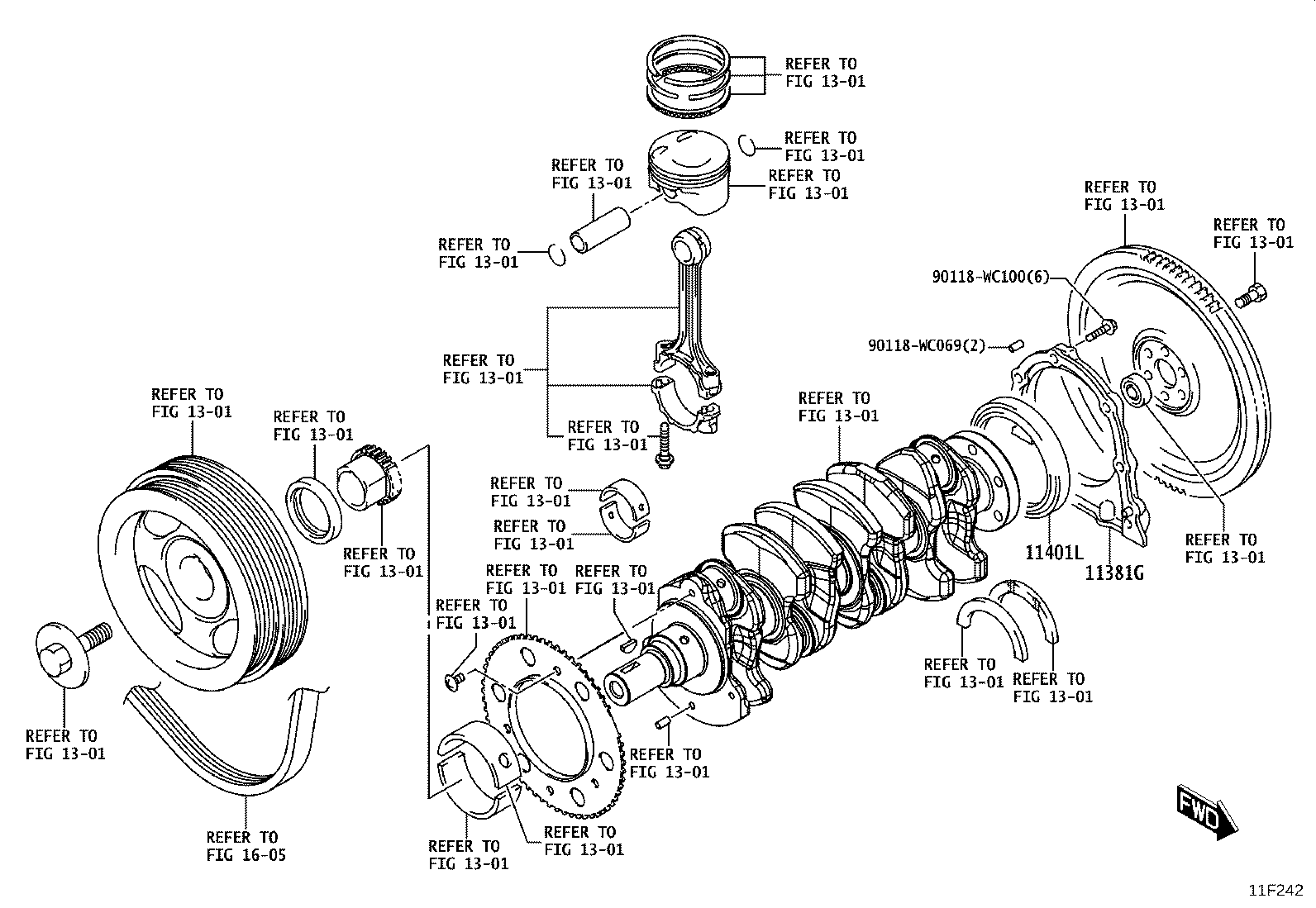12121-WC002 PLATE, OIL PAN BAFFLE, NO.1 product image